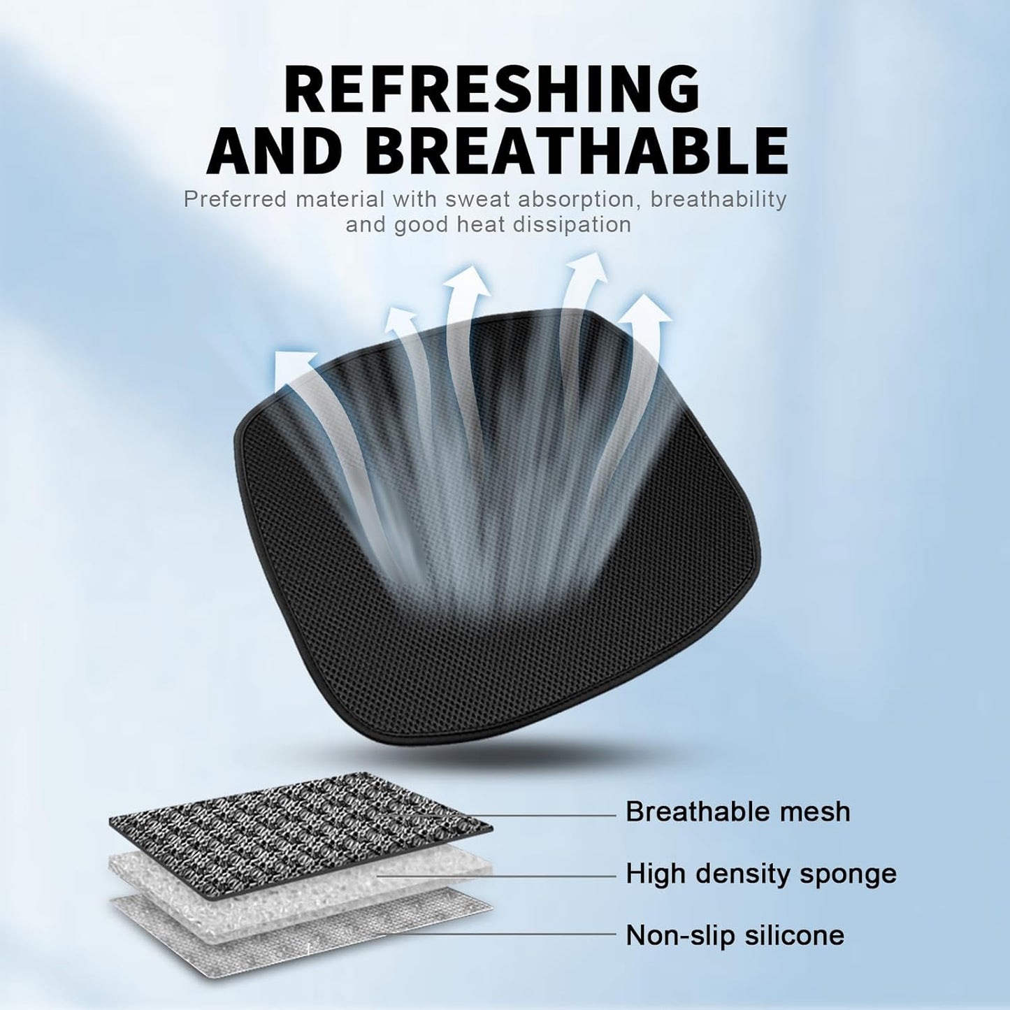 Coussin De Siège De Voiture Confortable Et Respirant En Maille