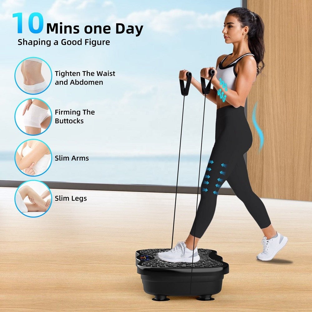 SlimVibe 999 Adjustable Gear Vibration Platform for Home Fitness