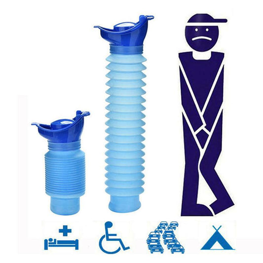 Toilettes portables d'urgence pliables unisexes
