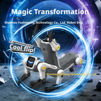 Smart RC Robot Puppy – Voice Command, Rolling & Flip Stunt Toy for Kids