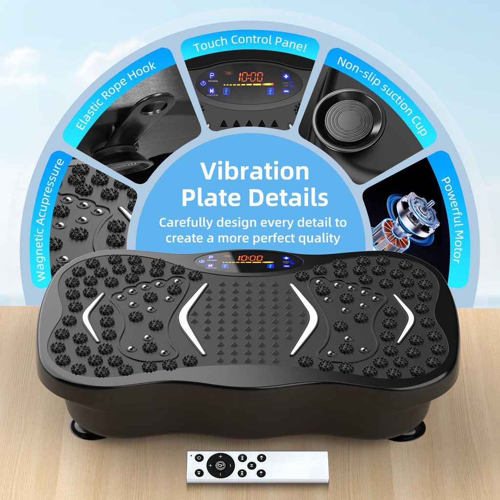 SlimVibe 999 Adjustable Gear Vibration Platform for Home Fitness