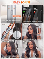 AutoCurl Pro Ceramic Hair Curler – 1.25 Inch Automatic Curling Iron