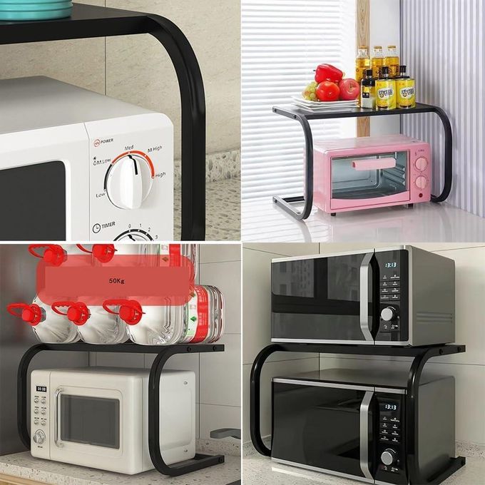 Étagère de Rangement pour Micro-ondes – Cuisine Multicouche et Multifonction