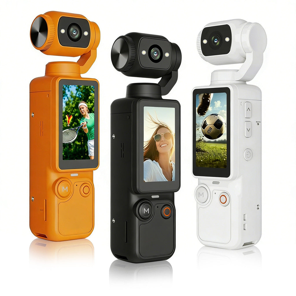 Q7 Portable Outdoor Vlog Camera – 180° Rotating Lens with 1.9" HD Screen