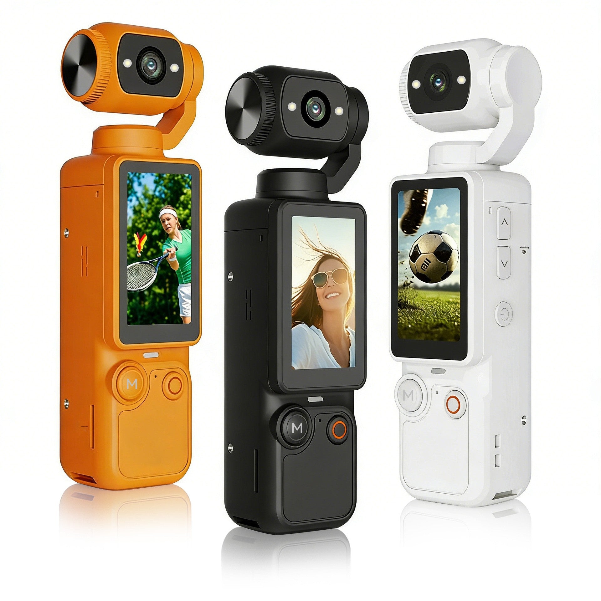 Q7 Portable Outdoor Vlog Camera – 180° Rotating Lens with 1.9" HD Screen