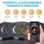 SlimVibe 999 Adjustable Gear Vibration Platform for Home Fitness