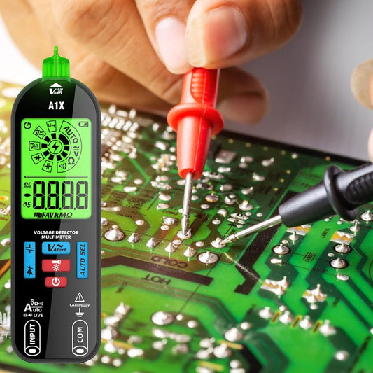 Testeur Multimètre Numérique Voltmètre Rechargeable