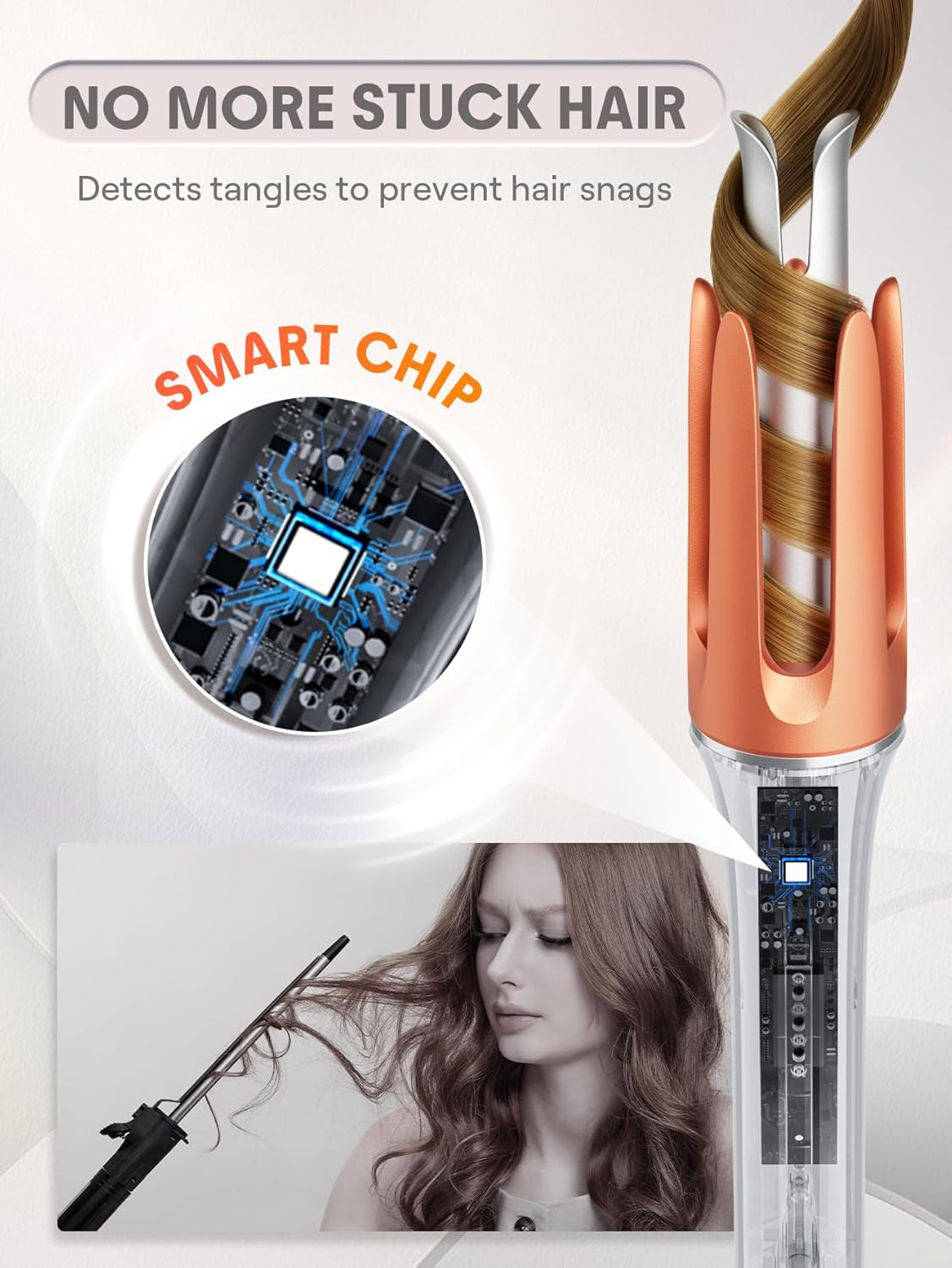 AutoCurl Pro Ceramic Hair Curler – 1.25 Inch Automatic Curling Iron