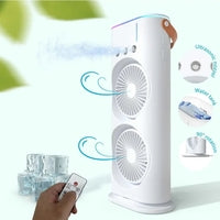 Ventilateur Á Double Tête Avec Brume D’eau