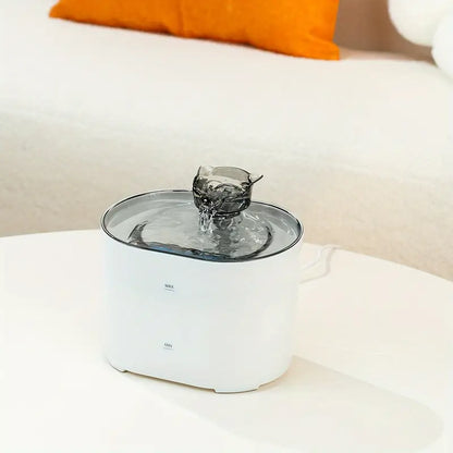 Fontaine à Eau pour Chat avec Détecteur de Mouvement – Hydratation Facile et Sûre