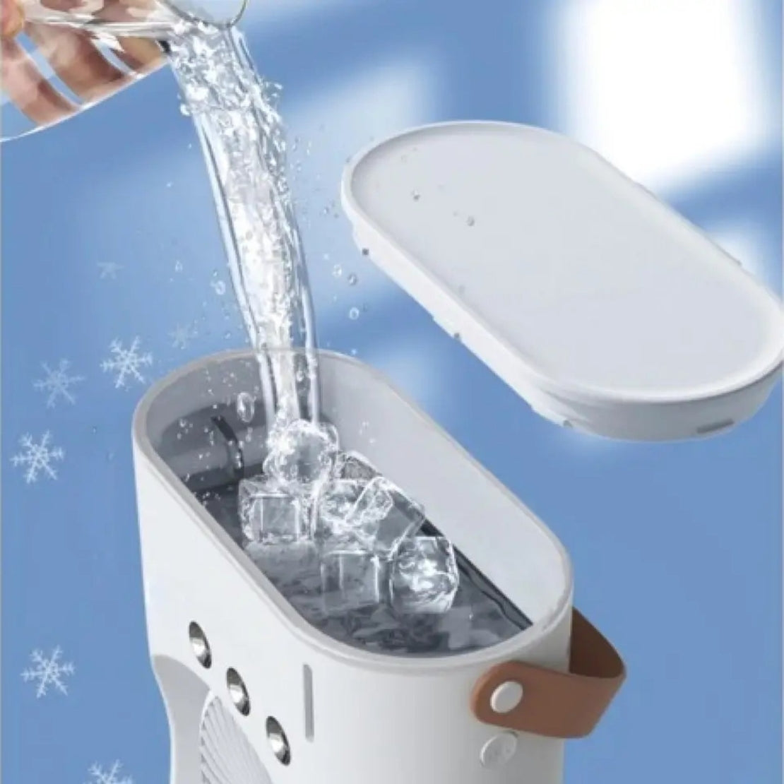 Ventilateur Á Double Tête Avec Brume D’eau