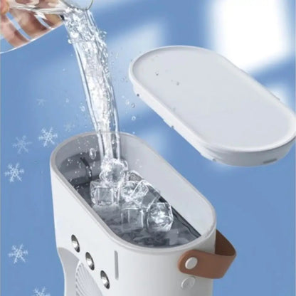 Ventilateur Á Double Tête Avec Brume D’eau