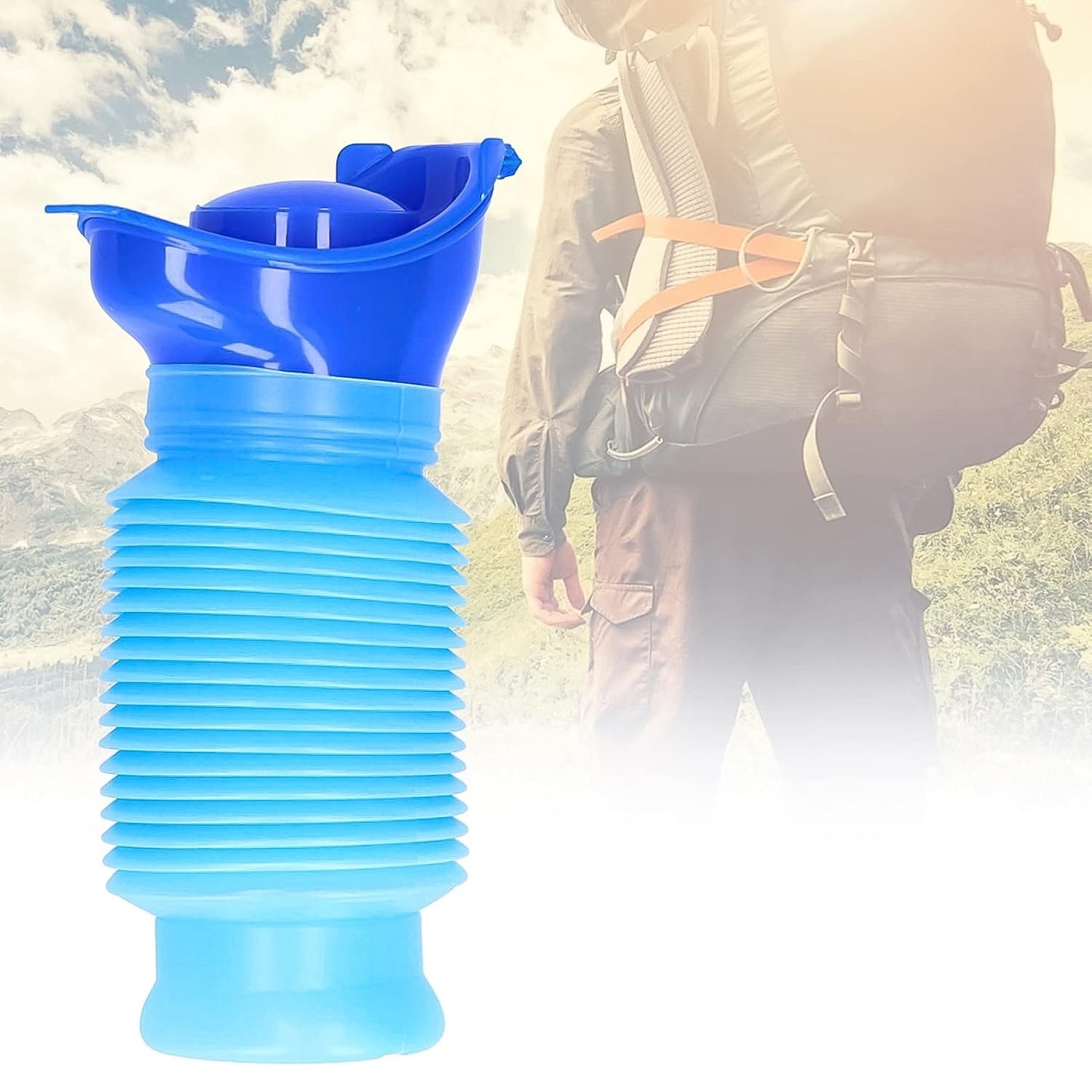 Toilettes portables d'urgence pliables unisexes