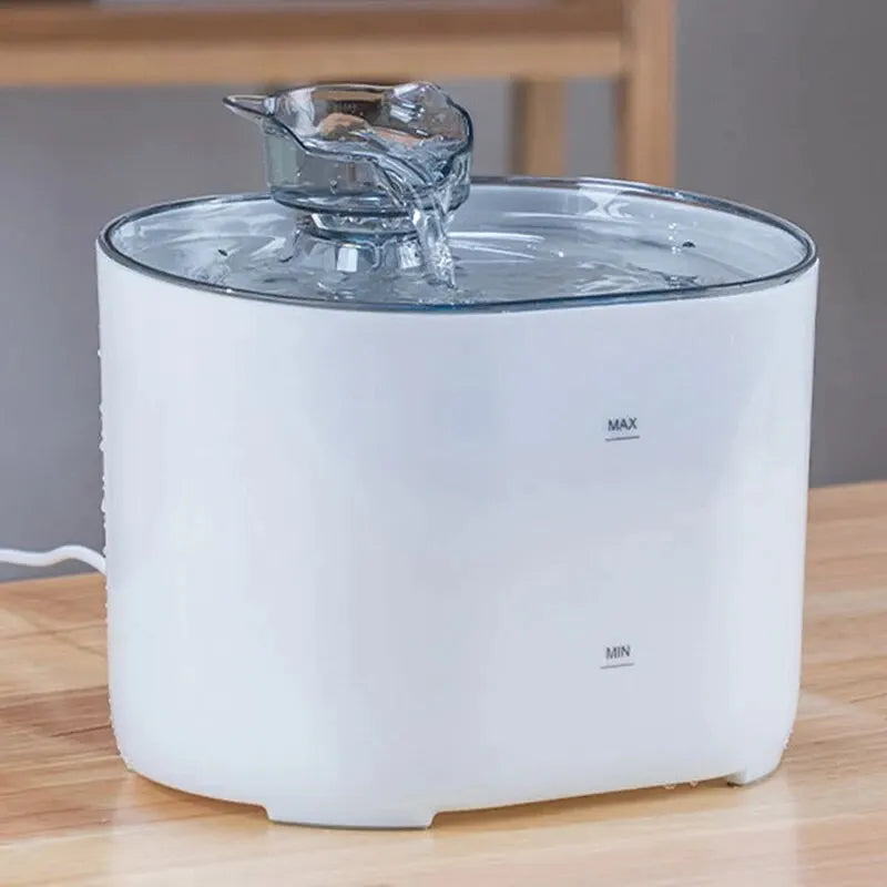 Fontaine à Eau pour Chat avec Détecteur de Mouvement – Hydratation Facile et Sûre